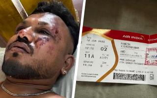 El impactante video del sobreviviente del accidente aéreo en India: &#34;Tenía miedo. Me levanté y corrí&#34;