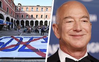 Sigue la molestia en Venecia por boda de Jeff Bezos: Se planean protestas para bloquear acceso a invitados