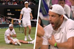 Susto en Wimbledon: Dimitrov daba la gran sorpresa, pero se tuvo que retirar entre lágrimas... Mira las preocupantes imágenes