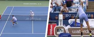&#34;El match point más dramático del año&#34;: Mira la espectacular secuencia entre el polémico Moutet y Medvedev y el ataque de furia del ruso