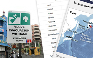 El mapa del terremoto en Rusia y los horarios de las llegadas de las olas de un potencial tsunami en costas chilenas