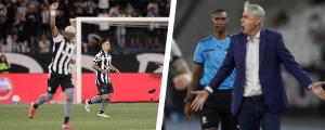 A un chileno le robaron la pelota tras el saque del medio: Mira el gol a los 14 segundos con que el Botafogo ganó en la Copa Libertadores