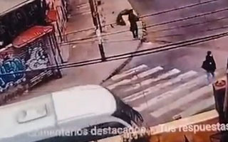 Video | Universitaria muere atropellada por bus en Valparaíso: Cruzó por paso habilitado