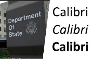 Departamento de Estado de EE.UU. busca "restaurar la decencia" y ordena no usar la letra Calibri en documentos