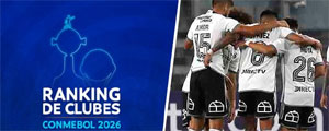 Conmebol actualiza su ranking de clubes: Quién lidera, cuál es el mejor chileno y los nacionales que aparecen... La tabla completa