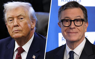 Trump vuelve a arremeter contra TV de EE.UU. y exige que programa de Colbert en CBS salga "ya" de pantalla