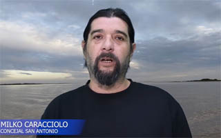 "Partió un grande": Dirigentes políticos y sociales lamentan muerte de concejal de San Antonio, Milko Caracciolo
