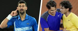 Djokovic lanza potentes dardos por su poca relación con Federer y Nadal