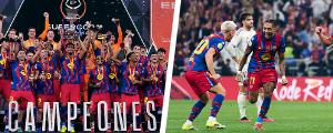 Tremendo partidazo: Barcelona volvió a derrotar al Real Madrid en una final y ganó la Supercopa de España... Revisa los goles