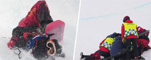 Espeluznante caída de estrella del snowboarder en los Juegos Olímpicos de Invierno... Mira el video