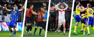 Italia fracasa y otra vez se queda afuera: Los equipos europeos que se clasificaron al Mundial por el repechaje y los grupos a los que irán