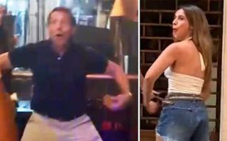 Nueva polémica: Padre de argentina juzgada en Brasil por racismo es captado haciendo gestos de mono