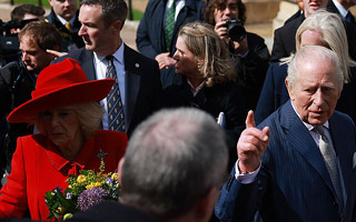 Fotos | Familia real británica reaparece en público para celebrar el domingo de Pascua: No estuvo Andrés ni sus hijas