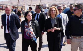 Ministra Steinert viaja al norte para operativos de control migratorio y del plan "Escudo en Ruta"