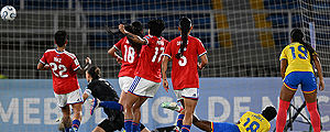 La "Roja" femenina perdió ante Colombia, pero se mantiene en zona de repechaje en las Clasificatorias