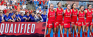Extraordinario: Los "Diablos" y las "Diablas" lograron clasificar al Mundial Junior de hockey césped