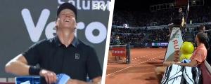 Vómitos y calambres de Sinner, queja de Medvedev a la jueza de silla: Mira todo lo que pasó en la suspendida semifinal de Roma