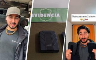 Influencer mexicano recupera parte de sus discos duros robados en Valparaíso: OS9 detuvo a adolescente
