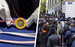 Tiendas cerradas, problemas de seguridad y reventas disparadas: Locura en el mundo por nuevo reloj Swatch