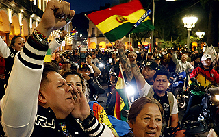 Protestas en distintas ciudades Bolivia para exigir el fin de los bloqueos impulsados por grupos afines a Morales