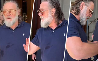 Video | Critican a Russell Crowe por actitud con fans que le pedían autógrafos: El actor se defendió
