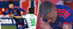 La U queda eliminada de la Copa de la Liga y sufre por la nueva lesión de Charles Aránguiz... Mira el llanto del "Príncipe"
