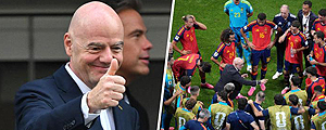 Infantino responde fuerte y claro por las pausas de hidratación, una de las grandes polémicas del Mundial