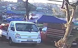 VIDEO | El momento exacto de la tragedia: Cámara registra ingreso de vehículo a feria en Viña