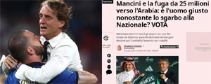 Sigue el caos en Italia... Roberto Mancini es el nuevo DT, pero estallan incendiarias críticas: "Él abandonó", "no oculta su apego al dinero"