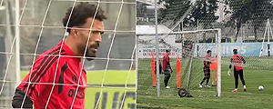 Las imágenes de la primera práctica de Vozinha en Colo Colo 