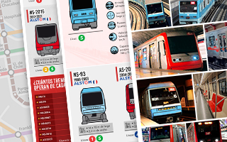 Adiós paulatino a los NS-74: Cuáles son los modelos de trenes que ocupa el Metro de Santiago