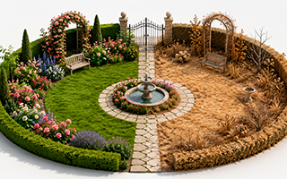 Patrimonio en riesgo climático: La sequía obliga a reinventar a los históricos jardines ingleses