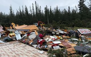 Balance del tornado en Yungay: 63 personas afectadas, 12 damnificadas y una vivienda destruida