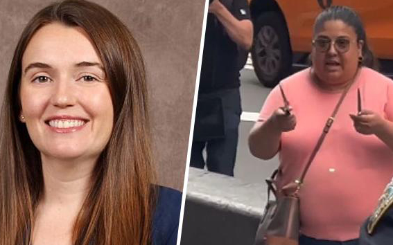 Video | Abaten en pleno Times Square a mujer que asesinó a vicepresidenta de Bank of America