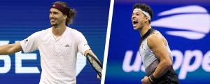 A qué hora es la final del US Open este domingo entre Zverev y Shelton, lo que pronostica la IA y quién transmite el partido