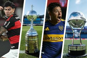 El Flamengo de Erick Pulgar va por el bicampeonato: Cómo quedaron los cruces de semis de la Copa Libertadores y de la Sudamericana
