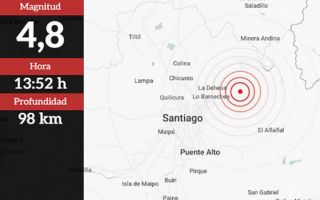 Sismo se percibe en la RM: Epicentro fue en cercanías de Farellones