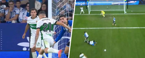 Video: El tremendo remate de Lucas Cepeda que dio en el palo en triunfo del Elche ante Espanyol por la Liga