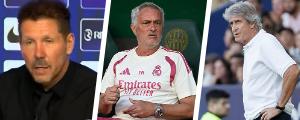 "No vale todo": Simeone usa a Pellegrini de ejemplo y sorprende para responder a Mourinho tras incendiarias frases del portugués