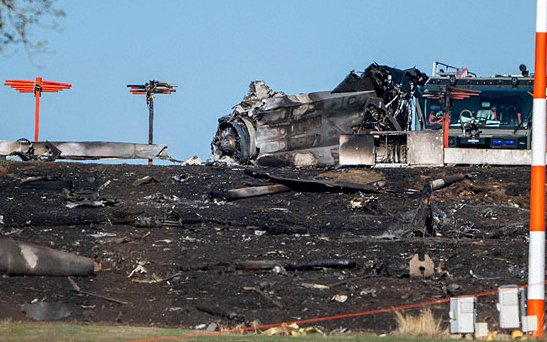 Avión de combate F-16 se estrella en base aérea estadounidense en Alemania