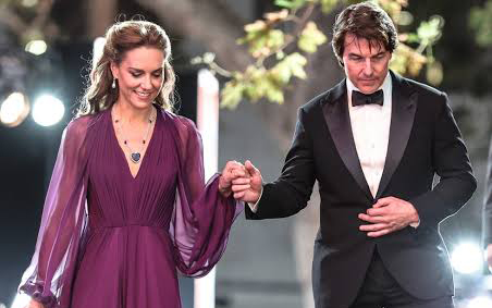 Fotos | Kate y William se reencuentran en una alfombra roja con Tom Cruise en el preestreno mundial de "Digger"