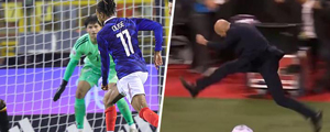 "No sé lo que hice": Mira el loco festejo de Zidane tras el golazo de Olise que dio triunfo a Francia