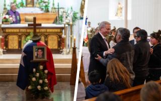 Kast asiste a velorio de cabo segundo: "Ha sido un día difícil para todos y que solo nos compromete a actuar con más fuerza"