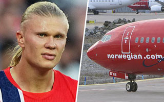 Erling Haaland demanda a una aerolínea noruega por "uso ilícito" de su imagen en una promoción de pasajes
