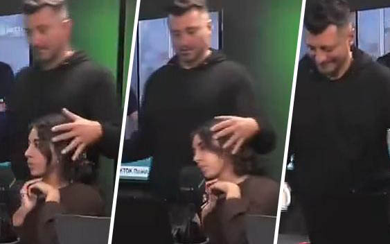 La polémica que desató Nicolás Peric por gesto obsceno a periodista que trabaja con él en programa radial