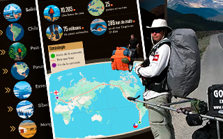 De Punta Arenas a Inglaterra: La vuelta al mundo que Karl Bushby realizó a pie y nado durante 28 años