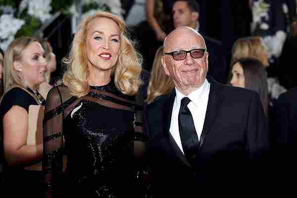 Magnate Rupert Murdoch y ex modelo Jerry Hall se casan mañana en Londres