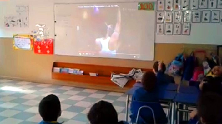Viralizan video de niños de Peñalolén 