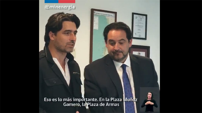 Jorge Zabaleta se ríe de sí mismo en video del Ministerio de Energía por huso horario