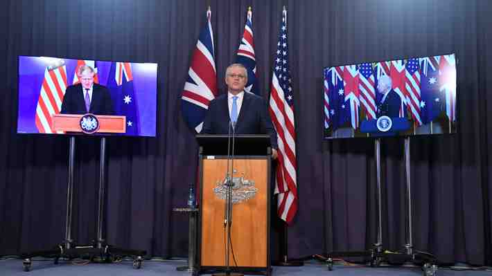 Australia compra submarinos nucleares de EE.UU. tras nueva alianza con el país y Reino Unido